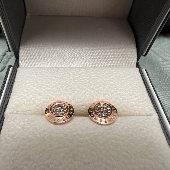 Pandora Rose Gold Earrings - Picture 2 of 6